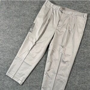 NWT Jos A Bank Traveler Mens 44x29 Gray Dress Pants Pleated‎ Front Lightweight